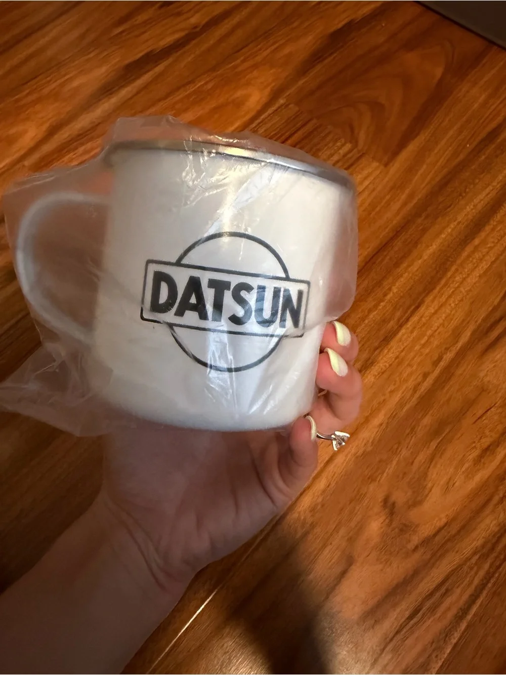 Nissan Logo White Campfire Mug